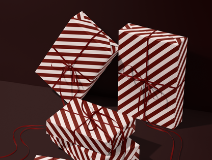 Vintage Classy Christmas Wrapping Paper | Retro Edition